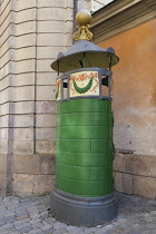 Sweden, Stockholm, The Old Town traditional urinal in use today.