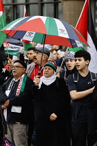 England, London, Westminster, Pro Palestine Demonstration.