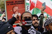 England, London, Westminster, Pro Palestine Demonstration.