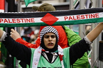 England, London, Westminster, Pro Palestine Demonstration.