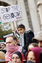 England, London, Westminster, Pro Palestine Demonstration.