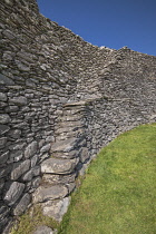 Ireland, County Kerry, Iveragh Peninsula, Ring of Kerry, Castlecove, Staigue Fort.