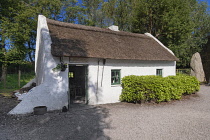 Ireland, County Kerry, Iveragh Peninsula, Ring of Kerry,  Glenbeigh, Kerry Bog Village Museum, The Turf Cutters Dwelling.