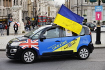 England, London, Westminster, Pro Ukraine demonstration.