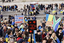 England, London, Westminster, Pro Ukraine demonstration.