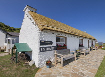 Republic of Ireland, County Donegal, Glencolmcille Folk Village also known as Father McDyers Folk Village, thatched-roof replica of a rural village in Ireland's most north westerly county dating from...