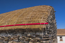 Republic of Ireland, County Donegal, Glencolmcille Folk Village also known as Father McDyers Folk Village, thatched-roof replica of a rural village in Ireland's most north westerly county dating from...