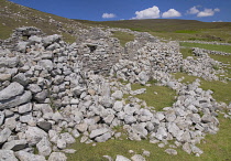 Republic of Ireland, County Donegal, An Port which is a deserted or ghost village also referred to as the Famine Village although this is not entrely correct as most people left after the Famine.