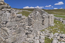 Republic of Ireland, County Donegal, An Port which is a deserted or ghost village also referred to as the Famine Village although this is not entrely correct as most people left after the Famine.