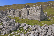 Republic of Ireland, County Donegal, An Port which is a deserted or ghost village also referred to as the Famine Village although this is not entrely correct as most people left after the Famine.