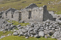 Republic of Ireland, County Donegal, An Port which is a deserted or ghost village also referred to as the Famine Village although this is not entrely correct as most people left after the Famine.