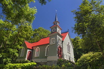 Republic of Ireland, County Monaghan, Laragh, The Tin Church in a Swiss hybrid gothic style built in 1890 as a gift  from a mill owner James McKean to his wife following their honeymoon in Switzerland...