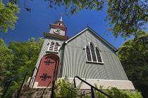 Republic of Ireland, County Monaghan, Laragh, The Tin Church in a Swiss hybrid gothic style built in 1890 as a gift  from a mill owner James McKean to his wife following their honeymoon in Switzerland...