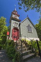 Republic of Ireland, County Monaghan, Laragh, The Tin Church in a Swiss hybrid gothic style built in 1890 as a gift  from a mill owner James McKean to his wife following their honeymoon in Switzerland...