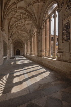 Spain, Castile and Leon, Salamanca, Convento de San Esteban, Dominican monastery in the Plateresque style built between 1524 to 1610, Cloister de los Reyes or Cloister of the Kings, the Lower Cloister...