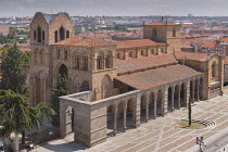 Spain, Castile and Leon, Avila, Basilica de San Vicente. where according to legend, Christian martyrs Vicente, Sabina and Cristeta were martyred during the rule of the Roman Emperor Diocletian; their...