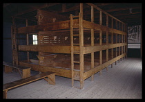 Germany, Bayern, Dachau, Reconstructed prison block.