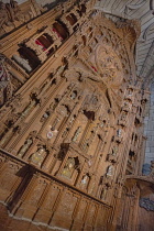 Spain, Galicia, Santiago de Compostela, the Cathedral of Santiago de Compostela, Chapel of the Relics and Royal Pantheon, remodelled during the early years of the 17th century, in 1617 it became the C...
