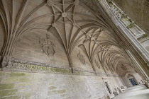 Spain, Galicia, Santiago de Compostela, the Cathedral of Santiago de Compostela, Cloister.