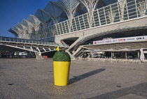 Portugal, Lisbon, Oriente Railway Station one of the main Portuguese intermodal transport hubs designed by Spanish architect Santiago Calatrava in 1995 and inaugurated on 19th May 1998 as part of the...