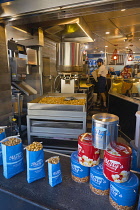 Canada, Quebec Province, Quebec City, Mary's Popcorn Shop on Rue Saint-Jean in Vieux Quebec, Old Quebec City, located in Basse-Ville or Lower Town on the banks of The Saint Lawrence River