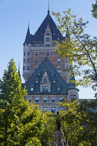 Canada, Quebec Province, Quebec City, Vieux Quebec, Old Quebec City Upper Town, Chateau Frontenac,