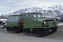 Norway, Svalbard, Longyearbyen, Bolinder-Munktell Bandvagn 202 ex Norwegian Army.