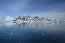 Norway, Svalbard, Lillehookfjorden, Lillehookbreen glacier.
