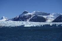 Norway, Svalbard, Kongsfjorden. Kronenbreen glacier.