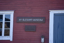 Norway, Svalbard, Ny-Alesund, Town and Mining Museum in the old town store.