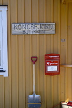 Norway, Svalbard, Ny-Alesund, Most Northerly Post Box in the World.