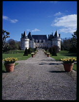 France, haute - Normanie, Seine Maritime, 15th Century Chateaux Mesnicres en Bray.