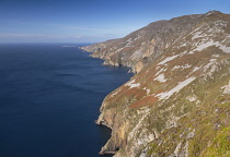 Republic of Ireland, County Donegal, Sea cliffs at Slieve League which at  601 metres or 1,972 feet are the second-highest sea cliffs in Ireland and some of the highest sea cliffs in Europe.