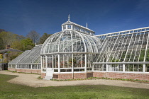 Republic of Ireland, County Dublin, Balbriggan, Ardgillan Castle and Gardens, The Victorian Conservatory originally constructed in 1905 at Seamount Malahide home of the Jameson family renowned globall...