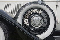 Republic of Ireland, County Roscommon, Strokestown Park House, Buick vintage car detail.
