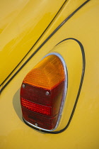 Republic of Ireland, County Roscommon, Strokestown Park House, Vintage car show, Traditional Volkswagen tail light.