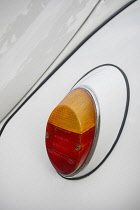Republic of Ireland, County Roscommon, Strokestown Park House, Vintage car show, Traditional Volkswagen tail light.