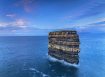 Republic of Ireland, County Mayo, Downpatrick Head or Dun Briste meaning Broken Fort is an impressive sea stack at the headland.