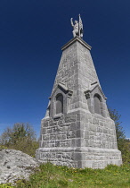 Republic of Ireland, County Sligo, Collooney, Statue of hero Bartholmew Teeling who cleared the way for a Franco-Irish victory by single-handedly disabling an enemy cannon at the Battle of Collooney d...