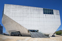 Portugal, Porto, Casa de la Musica music hall designed by architect Rem Koolhaas and opened in 2005.
