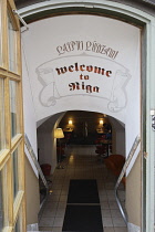 Latvia, Riga, Restaurant in the Old Town