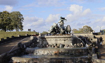 Denmark, Copenhagen, Gefion Fountain. Langelinie Park